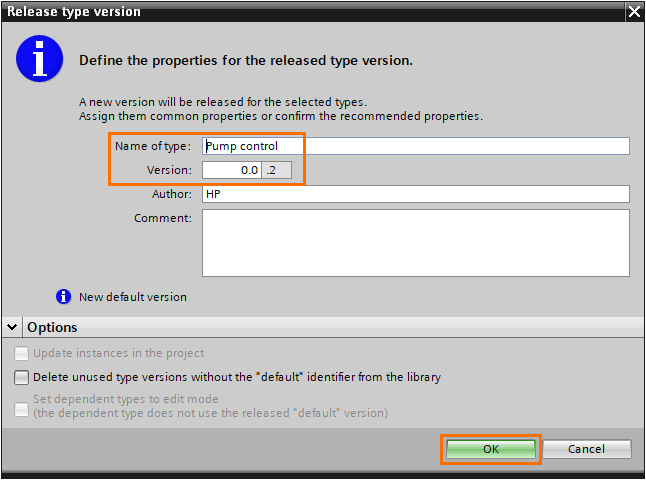 Figure 2.16 - Siemens TIA Portal Libraries | Second release settings