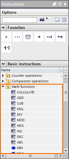 Figure 3.2 - TIA Portal Function Block Diagram (FBD) PLC Programming | Math functions