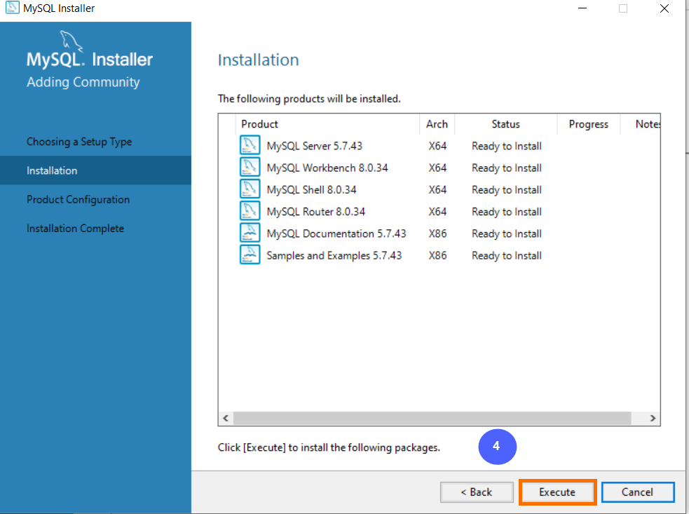 Figure 3.4 - Siemens TIA Portal PLC MySQL Google Sheets Data | MySQL Installer