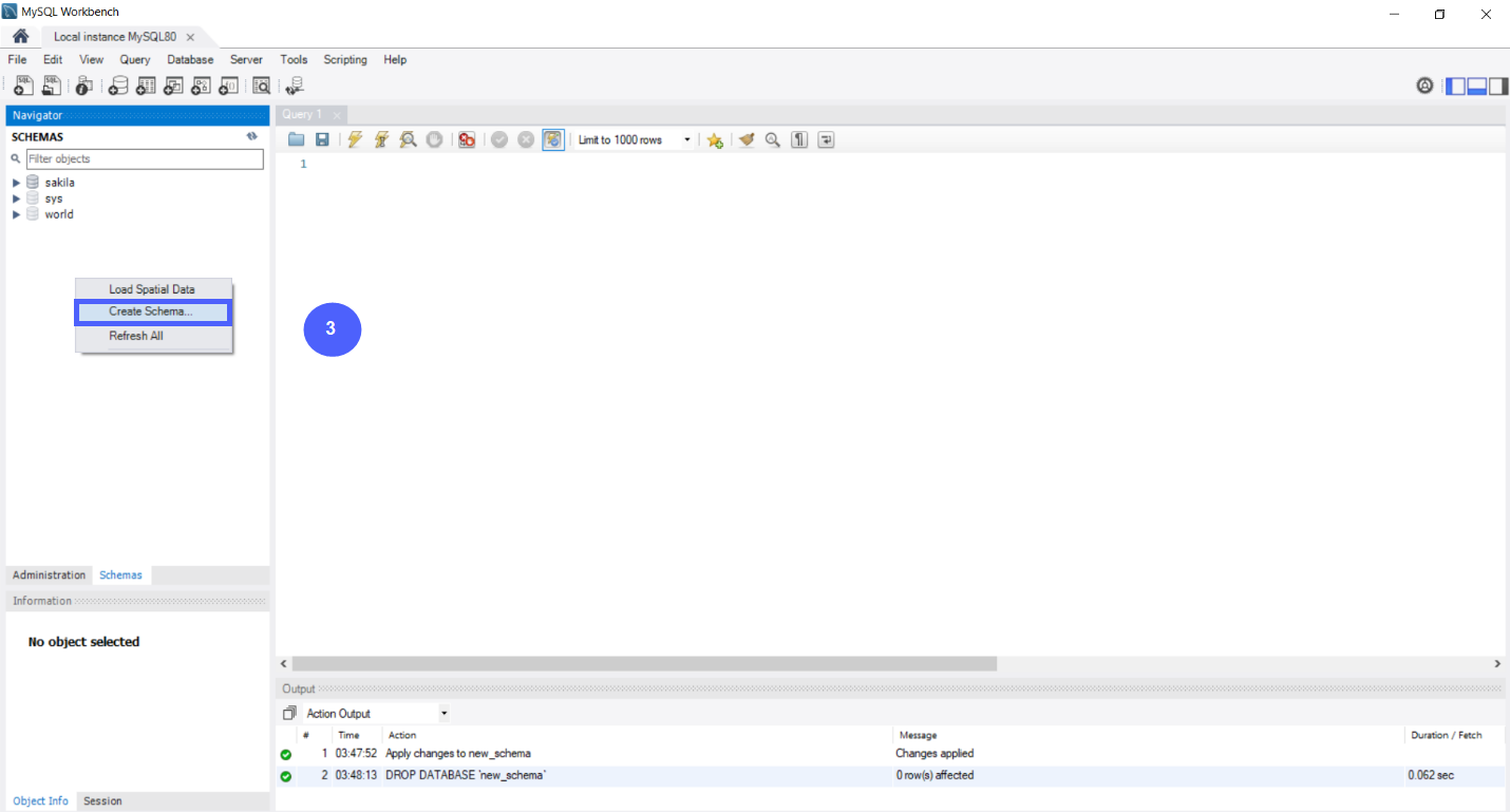 Figure 7.2 - Siemens TIA Portal PLC MySQL Google Sheets Data | MySQL Create a new Database