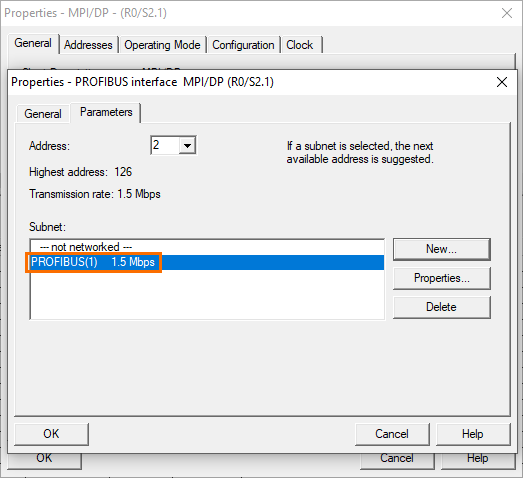 Figure 3.5 - Siemens SIMATIC Manager STEP7 PLC Programming | The subnetwork is created