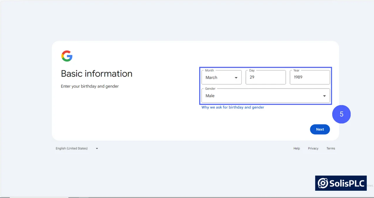 Figure 8 - RSLogix 500 Download | Creating an Email Account using Gmail