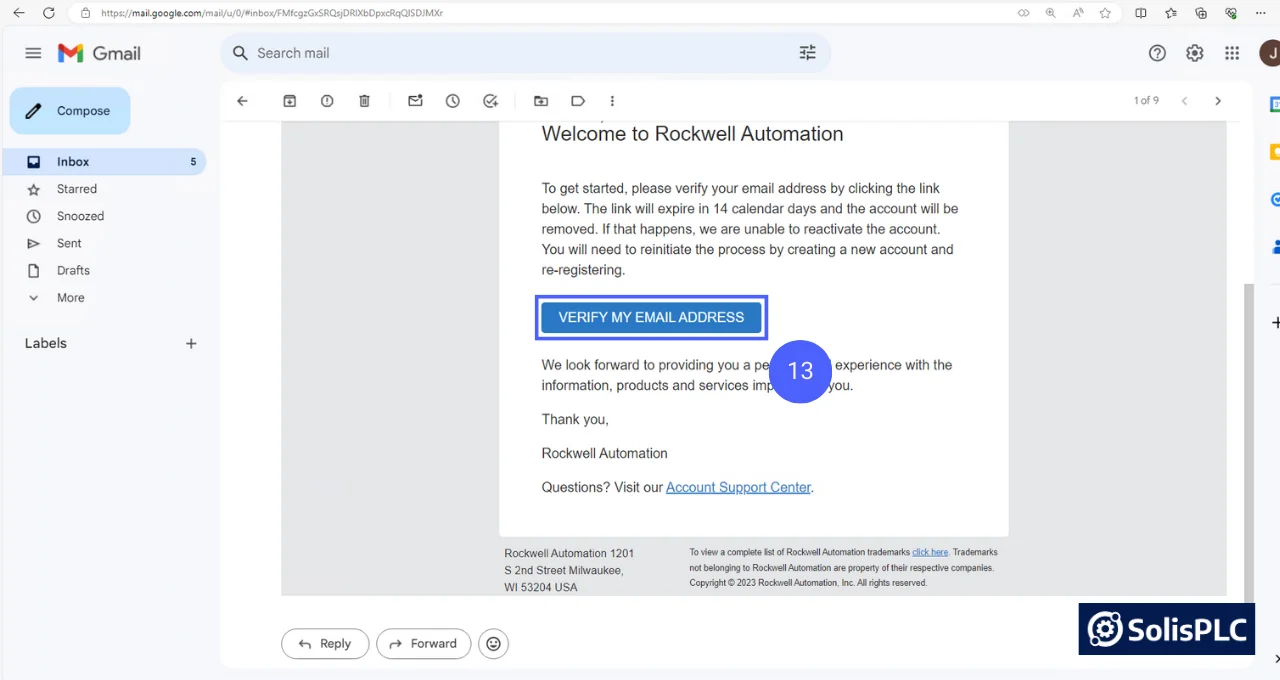 Figure 15 - RSLogix 500 Download | Email Verification for Rockwell Automation