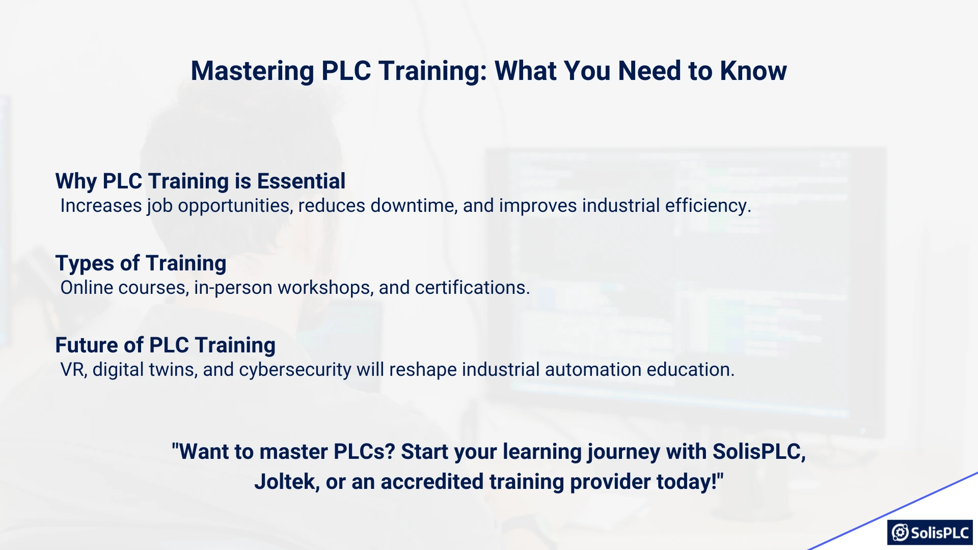 Figure 8 - The Ultimate Guide to PLC Training: Skills, Certifications, and Future Trends in Industrial Automation | Mastering PLC Training: What You Need to Know