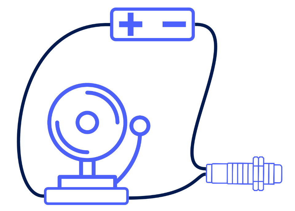 Figure 2.1: What is an NPN sensor? - Basic DC setup