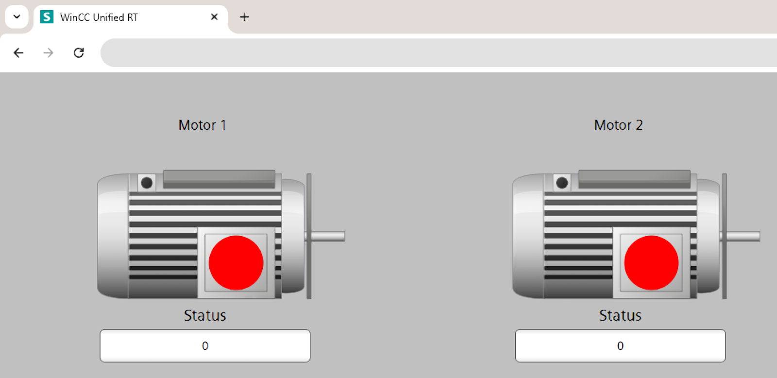 Figure 4.16: Building WinCC Unified Faceplate - HMI Runtime Dashboard View