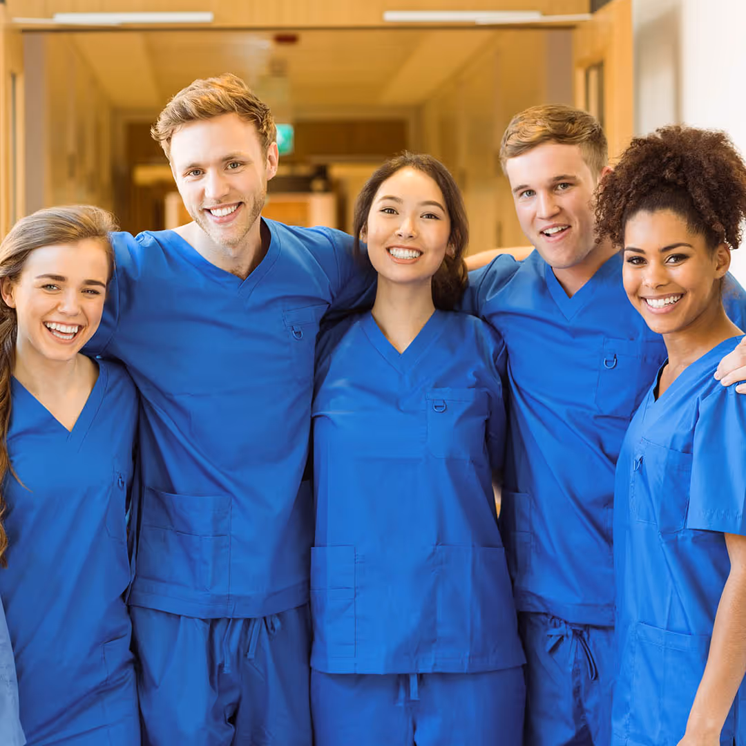 A group of healthcare practitioners.