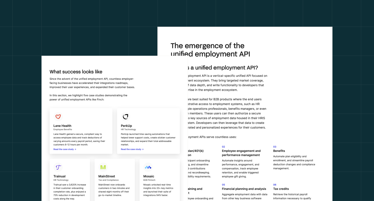 The Emergence of the Unified Employment API