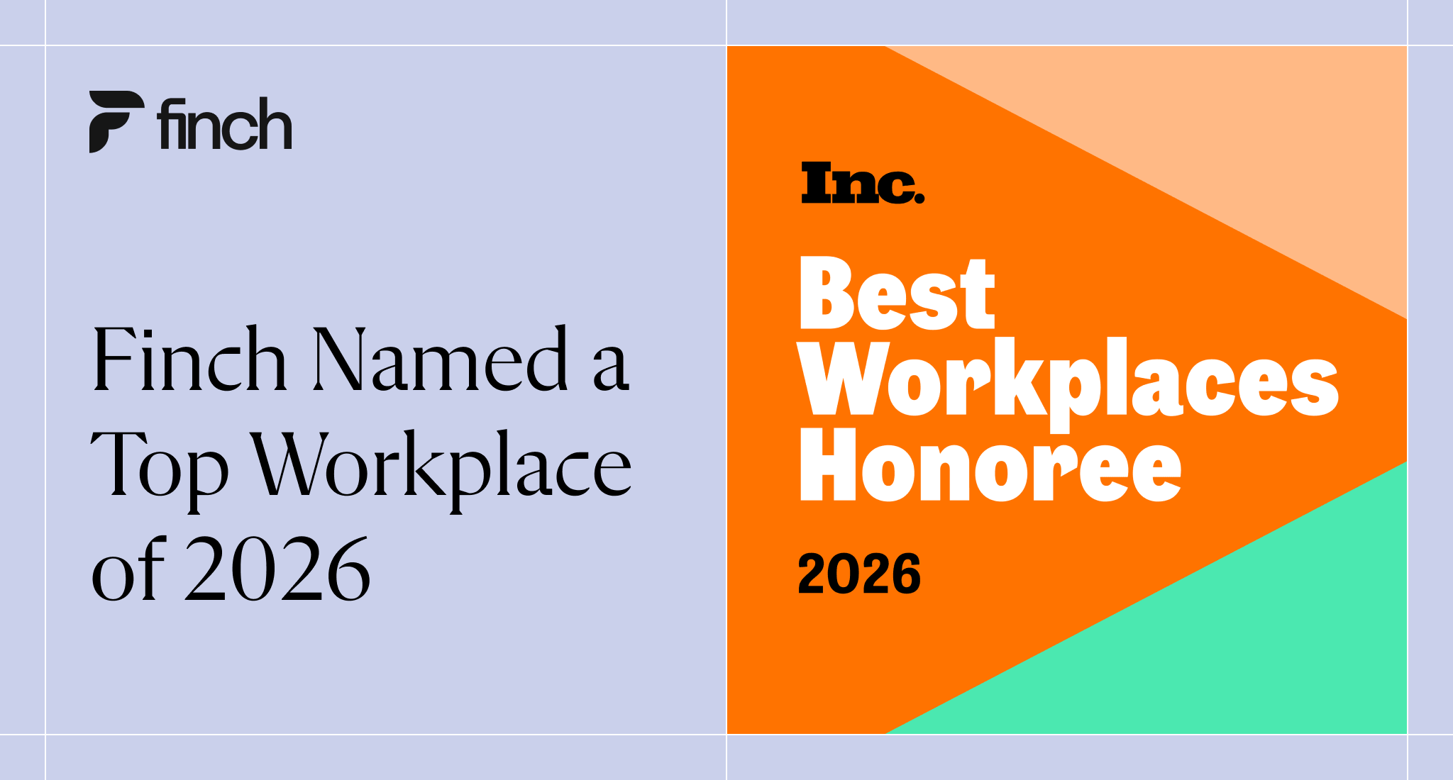 Finch Named to Inc.'s 2026 Best Workplaces List
