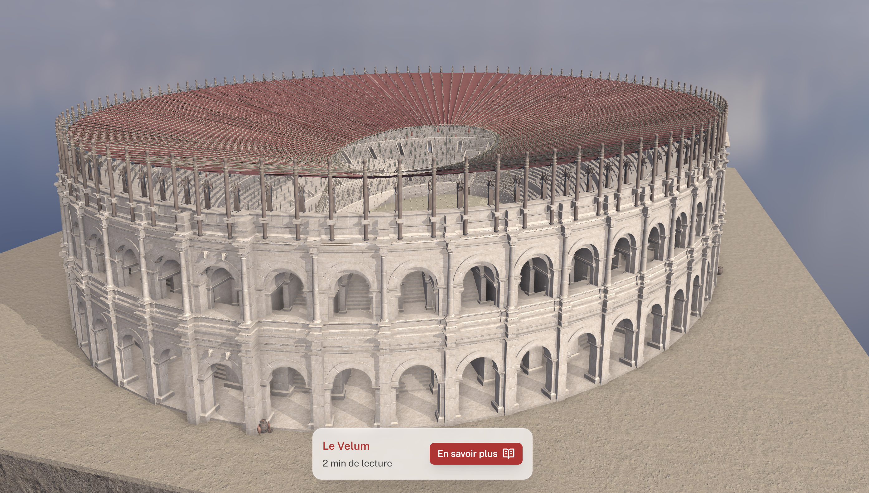 Reconstitution 3D du patrimoine de Nîmes : du vestige actuel à sa restitution à l'époque romaine