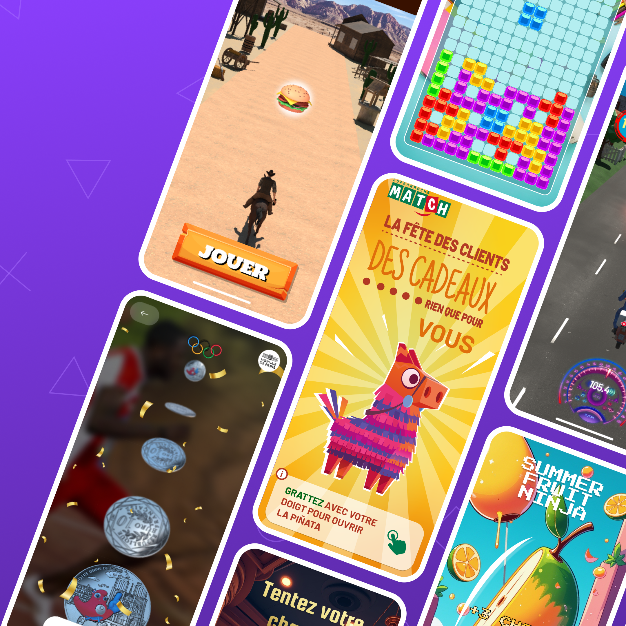 Mécanique d'instant gagnant gamifiée