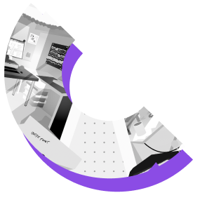 Half circle grayscale preview image