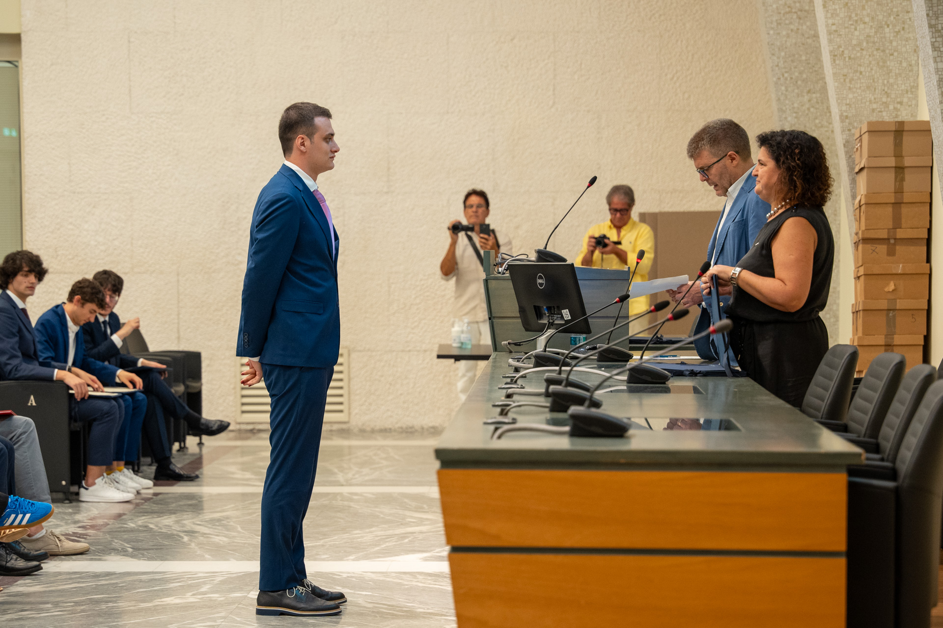 Fotografo per laurea al Politecnico di Torino – Cristiano - proclamazione commissione