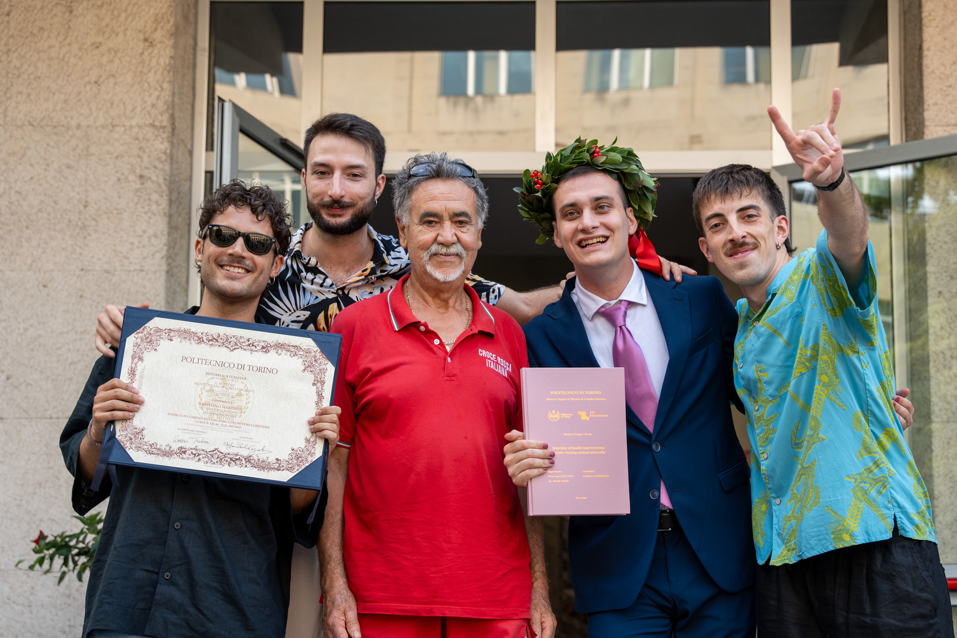 Fotografo per laurea al Politecnico di Torino – Cristiano - foto amici e ospiti