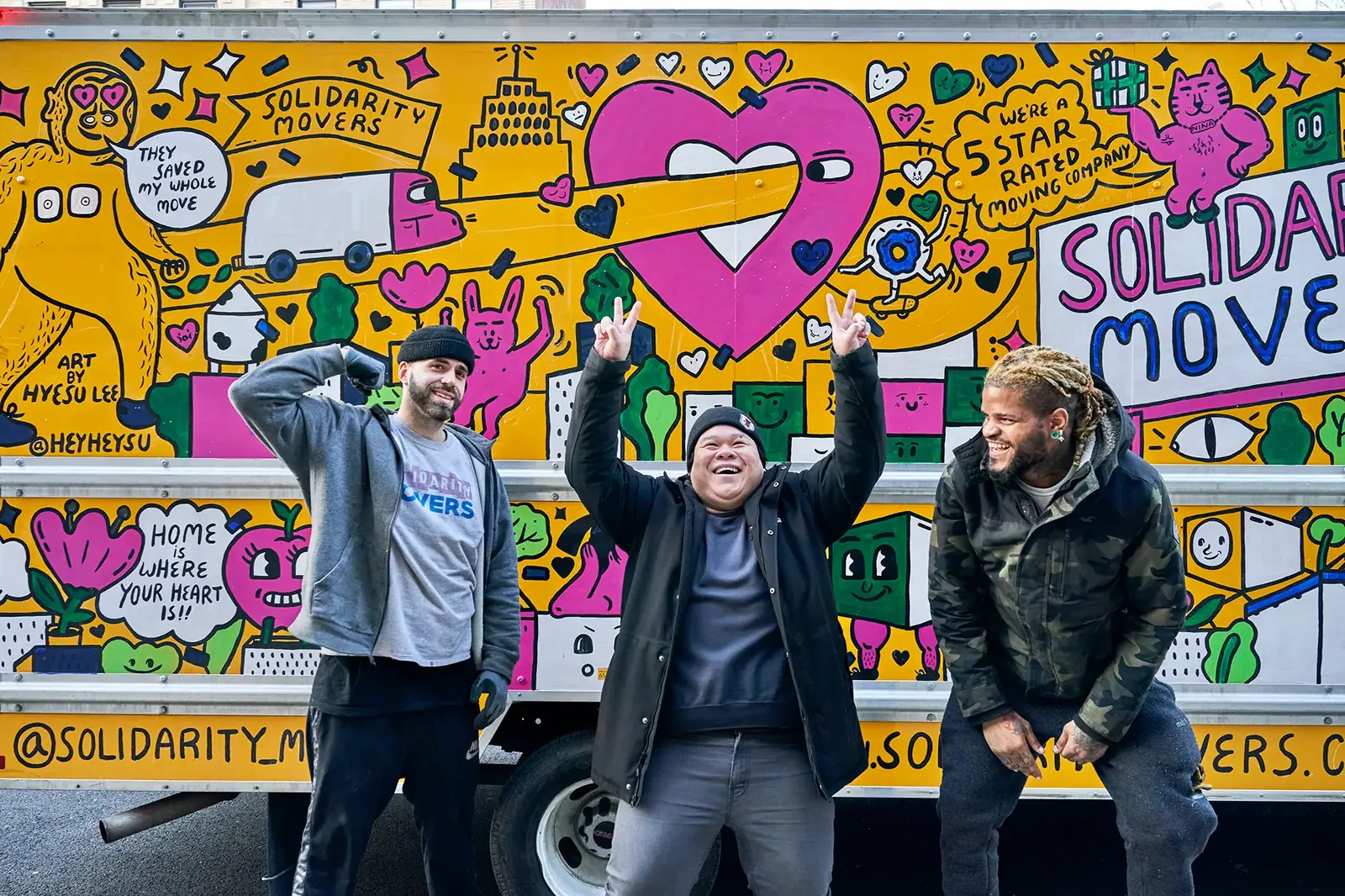 Solidarity Movers professional moving truck in New York City