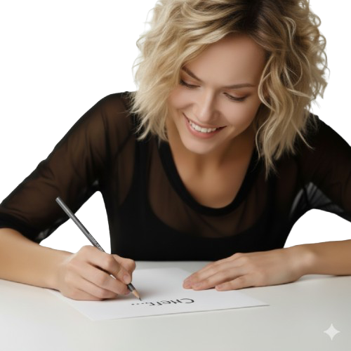 Portrait de Hélène, fondatrice de Hélène B Académie