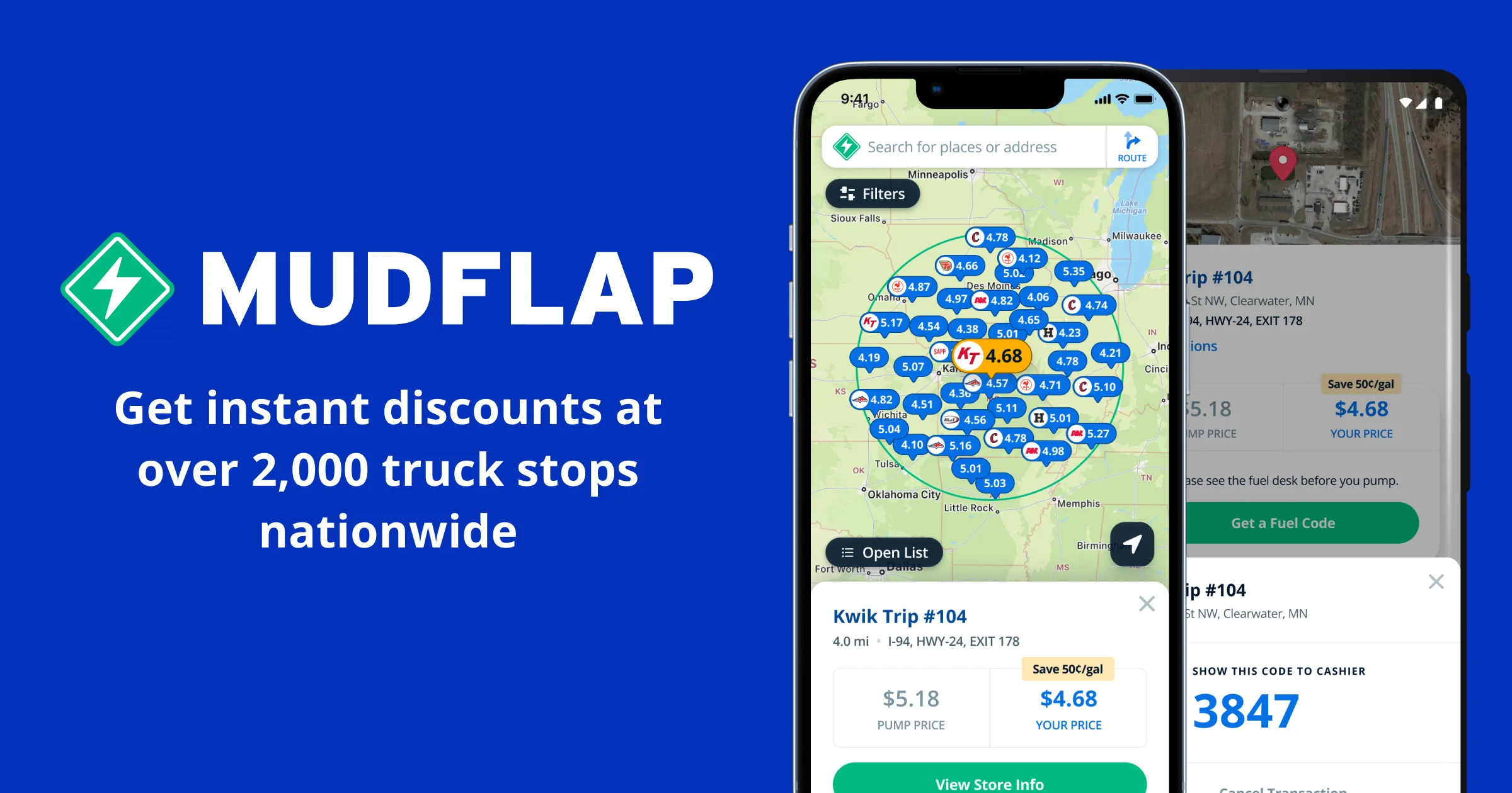 Mudflap Best Fuel Discounts for Truckers