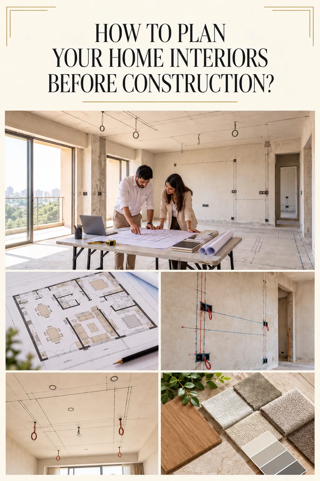 How to Plan Your Home Interiors Before Construction?