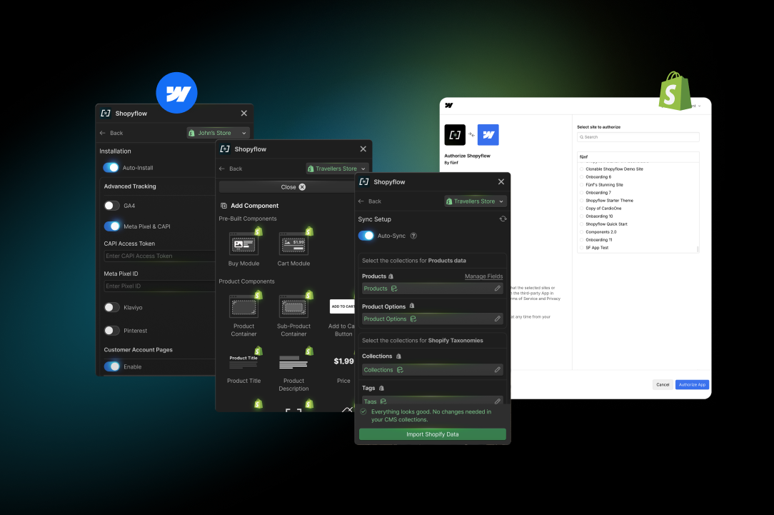 Webflow to Shopify migration 