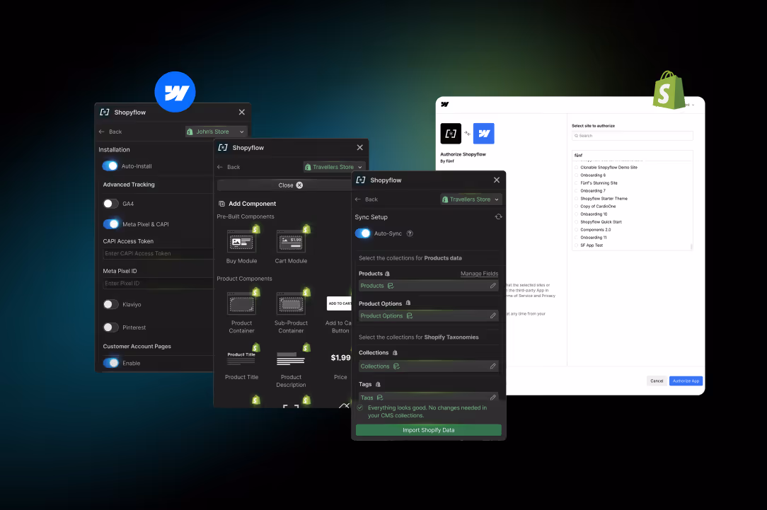 Webflow to Shopify migration 