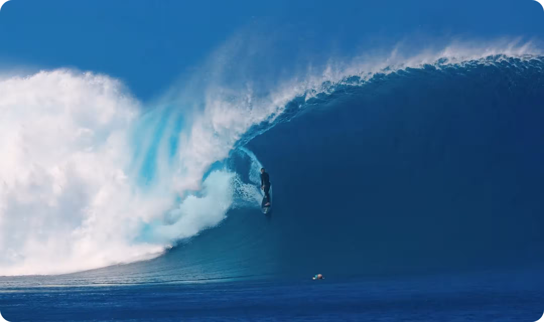 John John Florence surfing at Cloud-break in Fiji