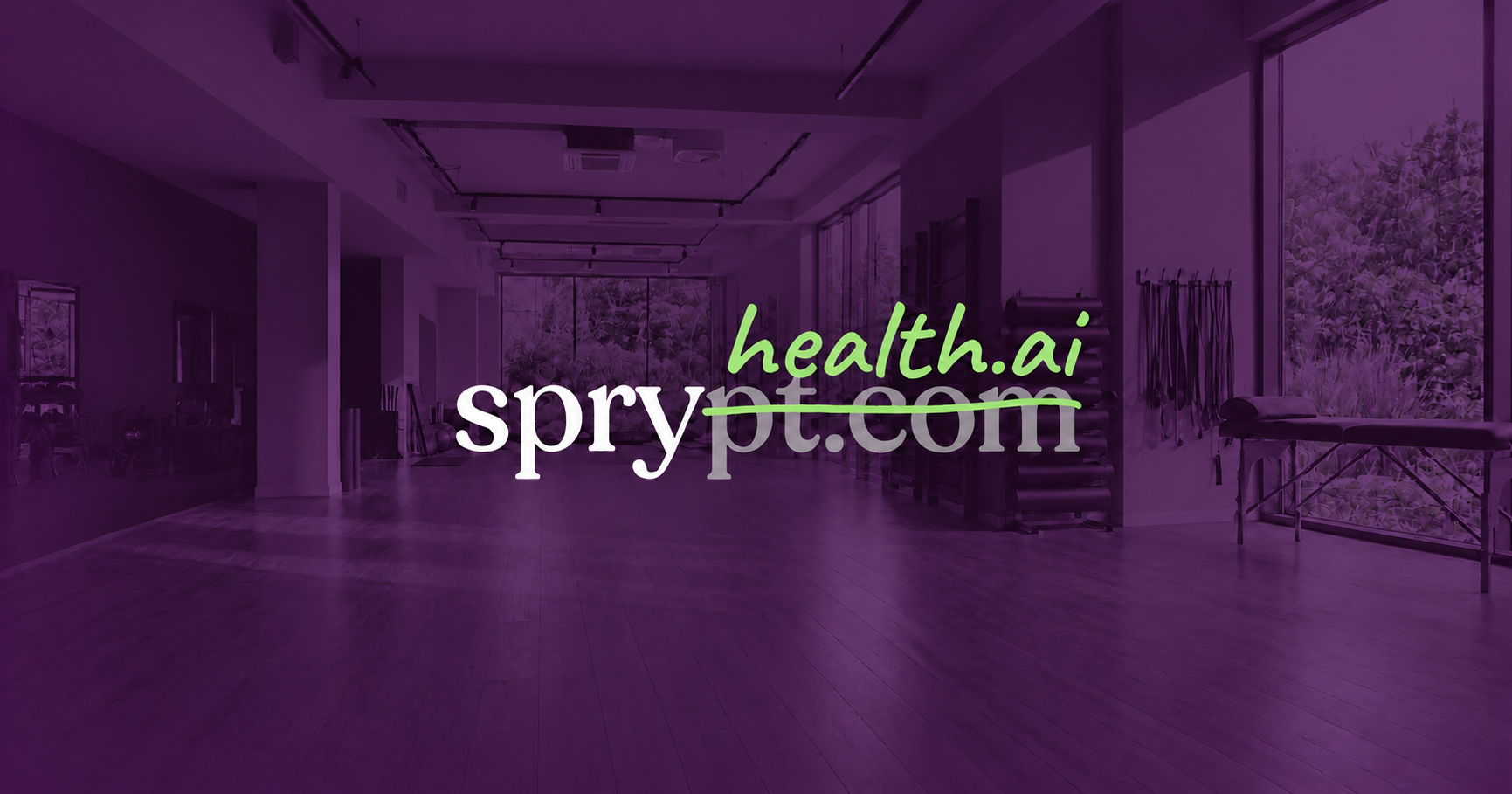 The web address changing from sprypt.com to spryhealth.ai