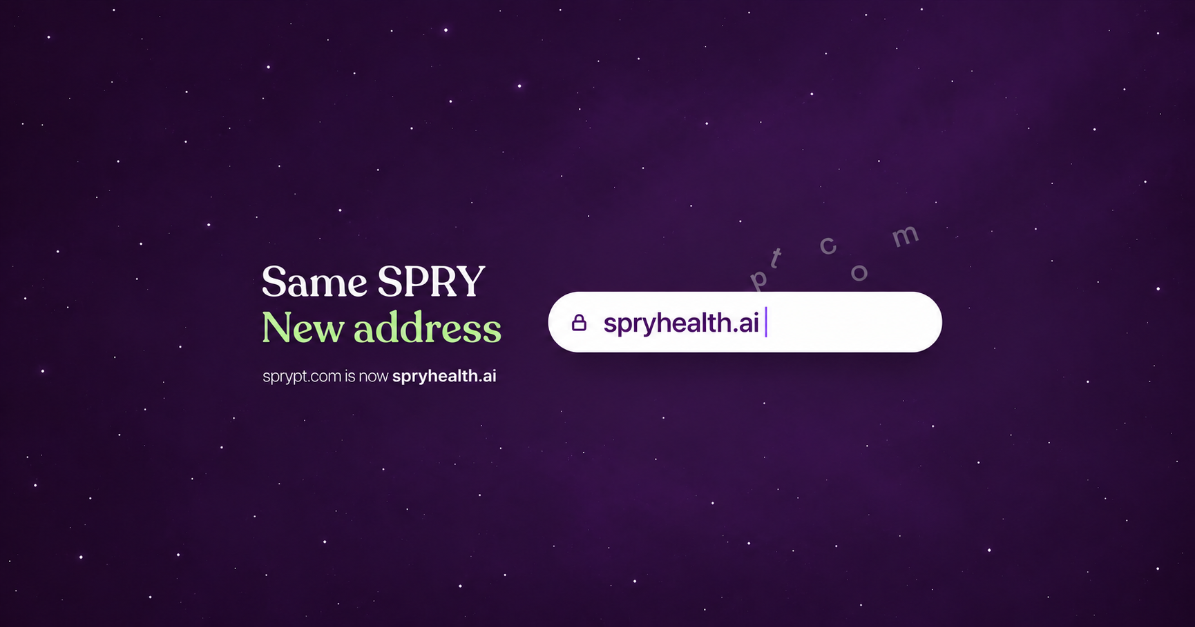 SPRY at spryhealth.ai