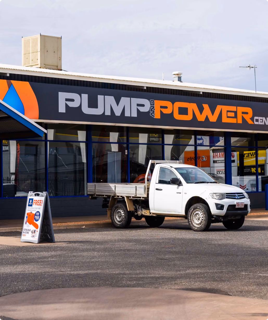 Pump power store front