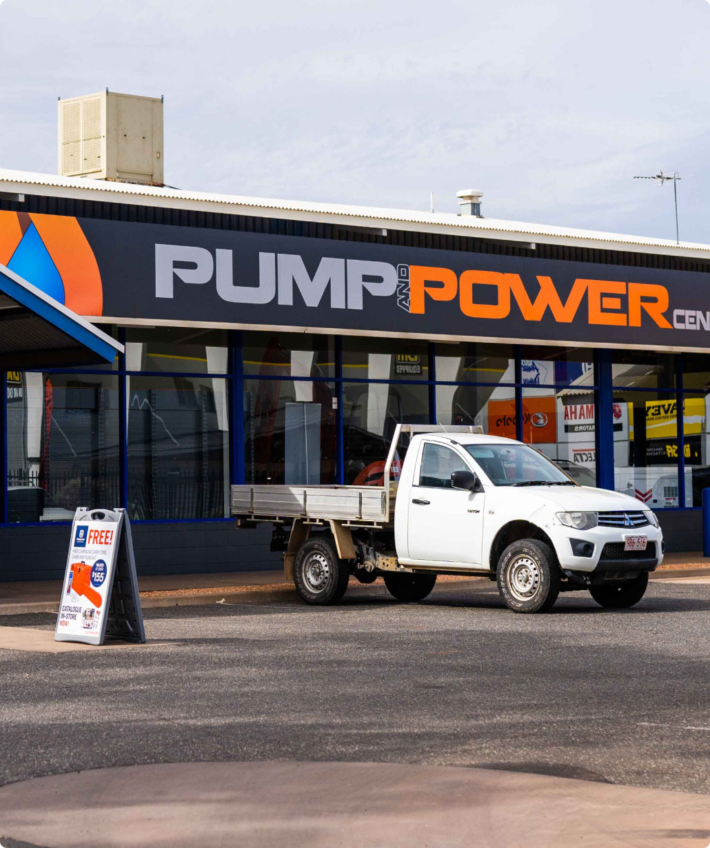 Pump power store front