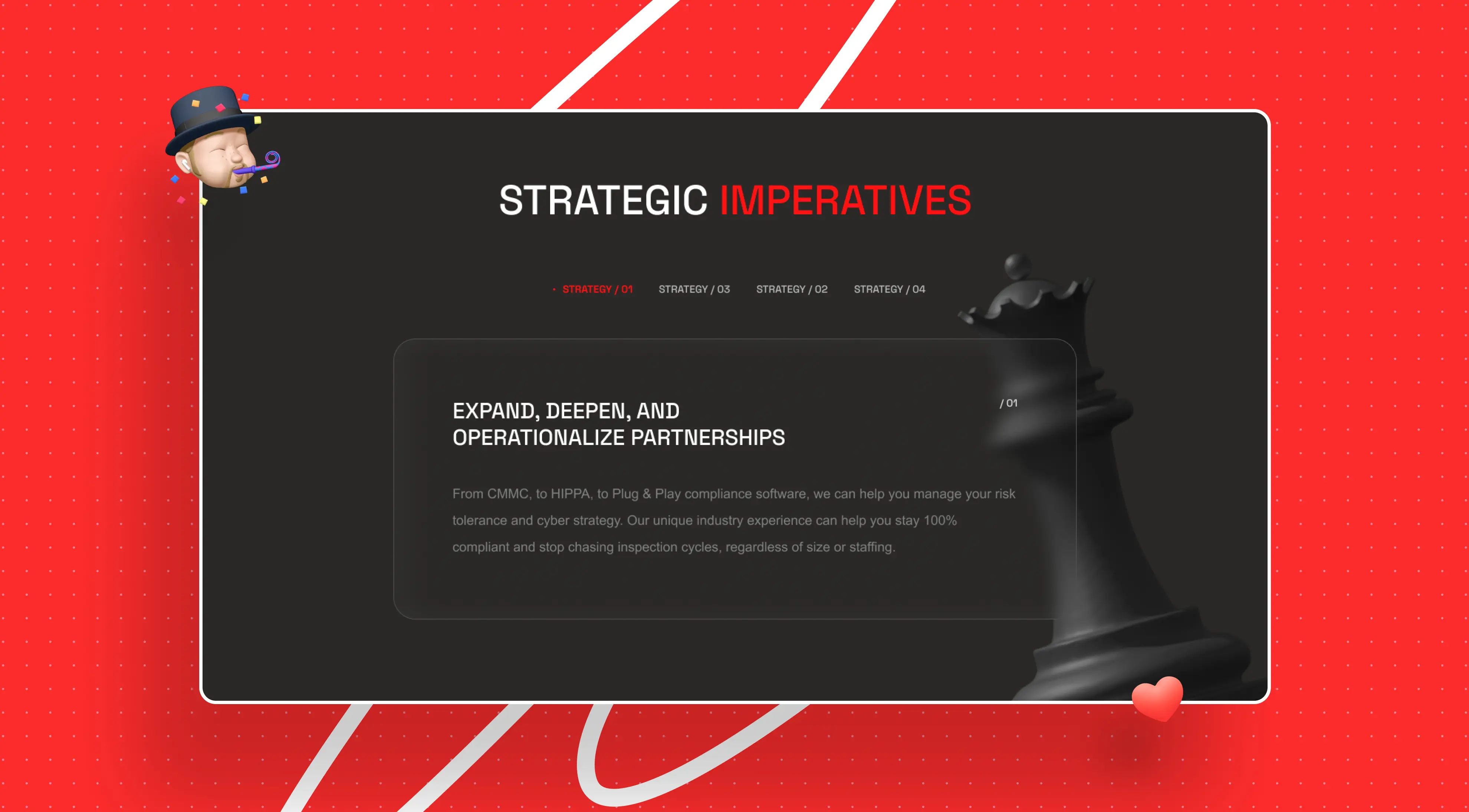 A web page design featuring a prominent message, "Pentesting by Real Hakers," over a dark background with a 3D virus-like graphic.