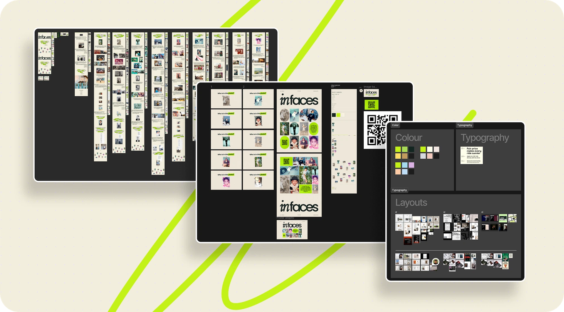 Tablet featuring a sleek green and white design, showcasing a modern and stylish appearance.