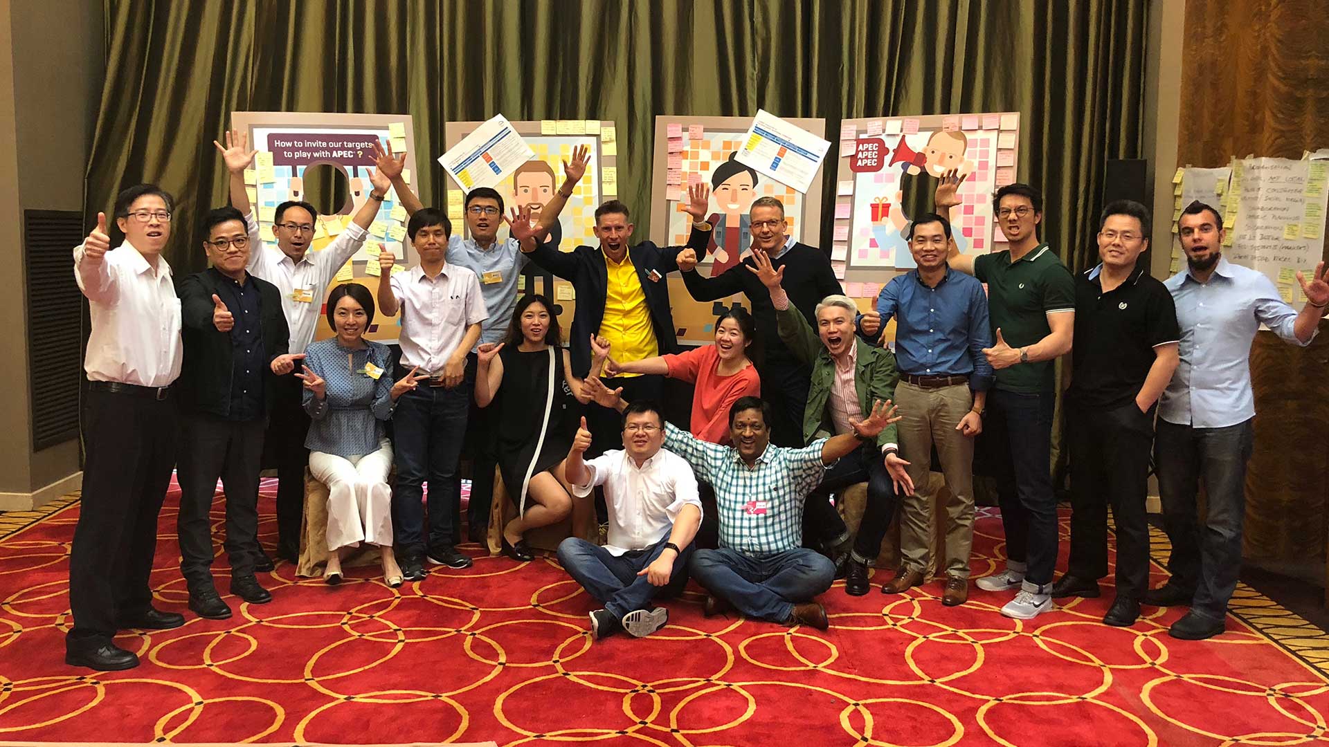 Covestro Shanghai team at a Thinkergy innovation workshop