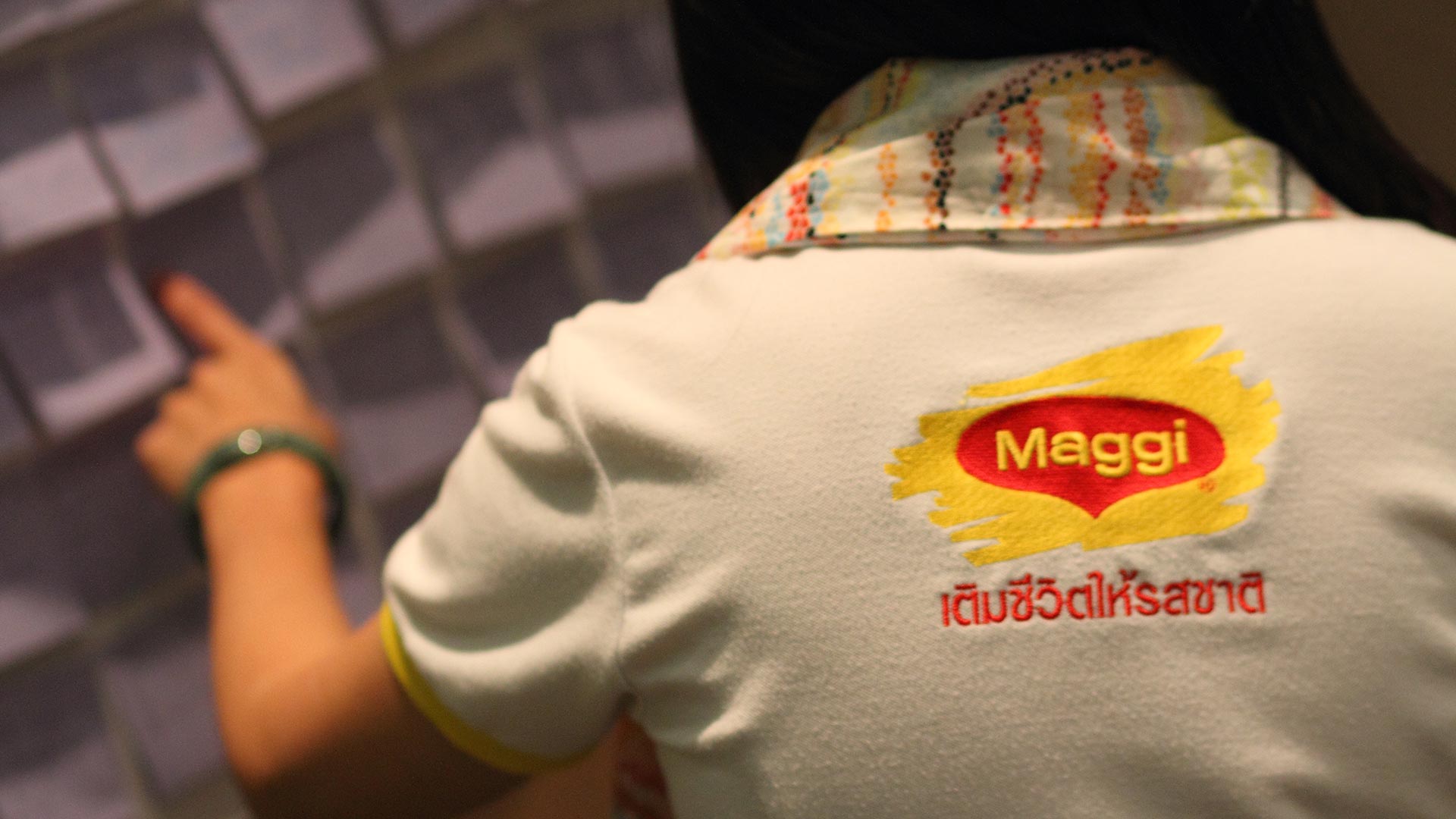 Maggi branded apron from the Nestle value innovation project