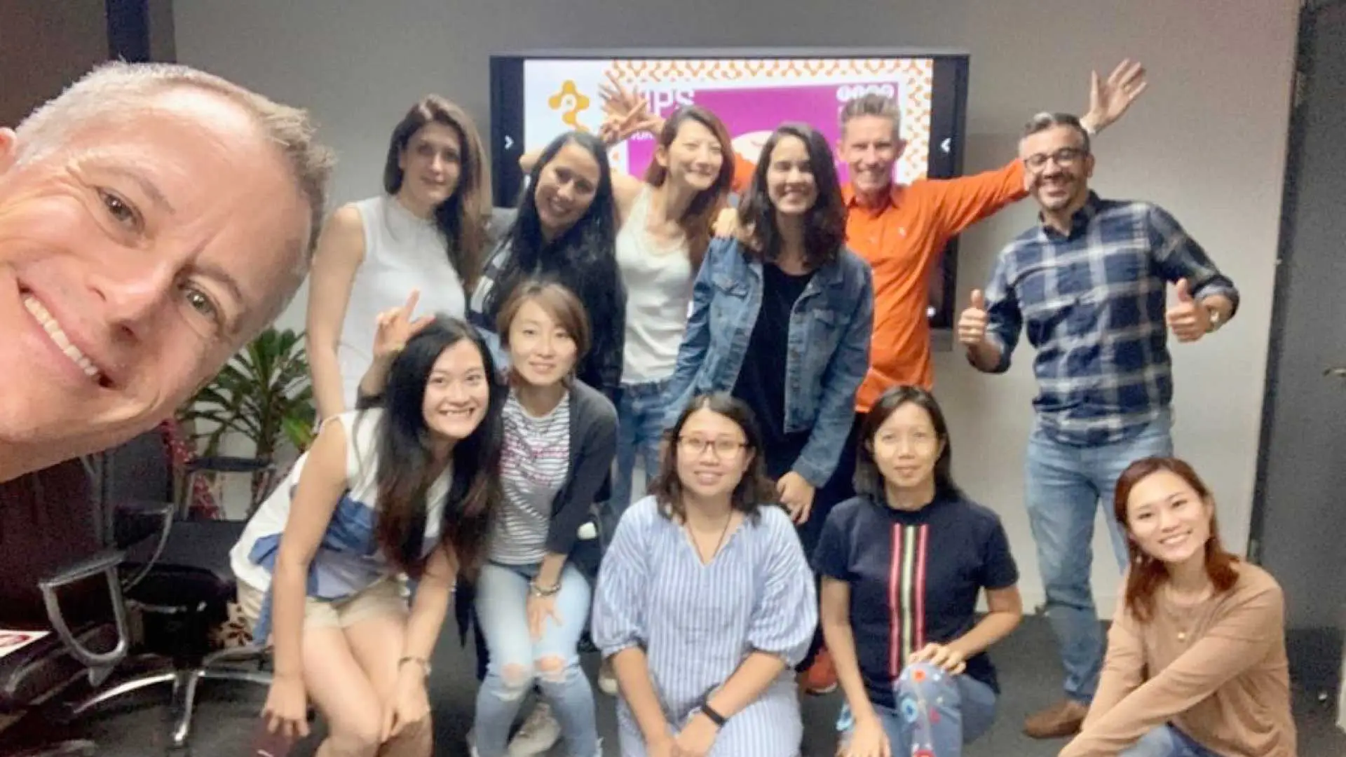 Brasia team celebrating together
