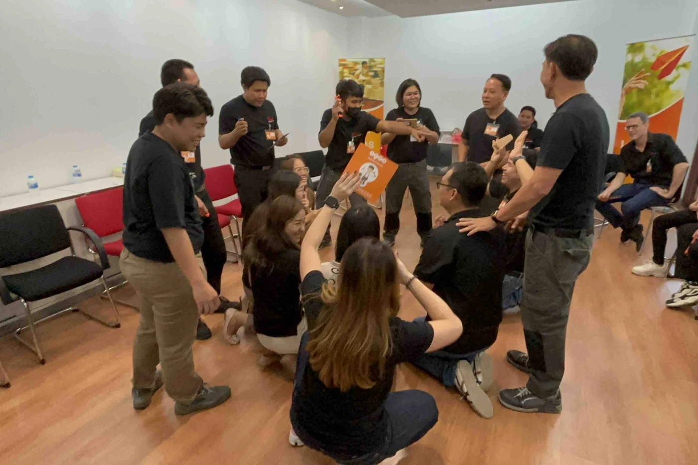 Ruwac Asia team members in a group exercise during the TIPS workshop