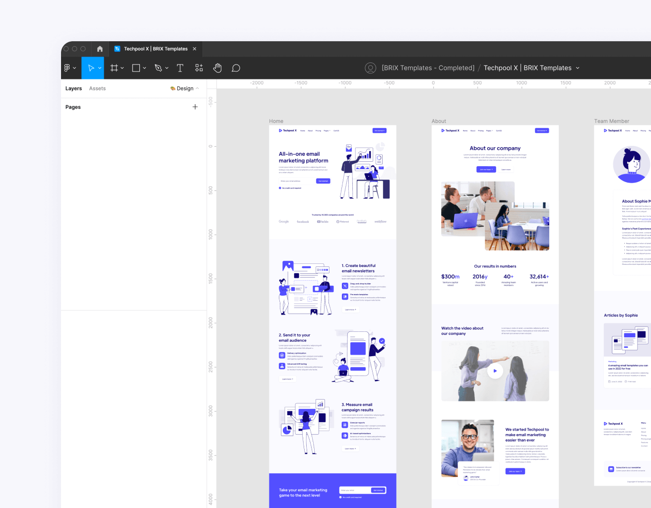 Figma File Included - Techpool X Webflow Template