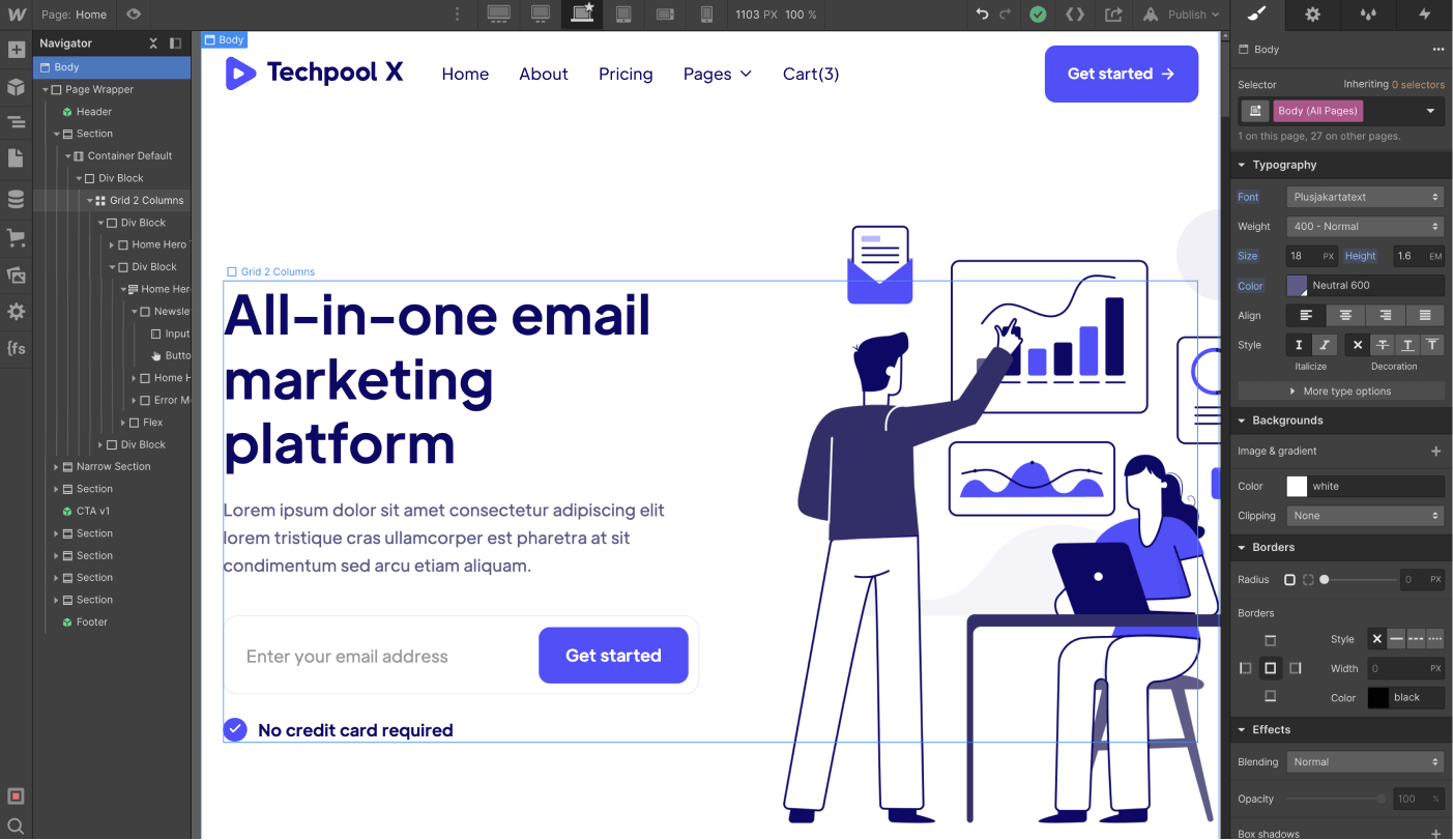 Applay X - Techpool X Webflow Template