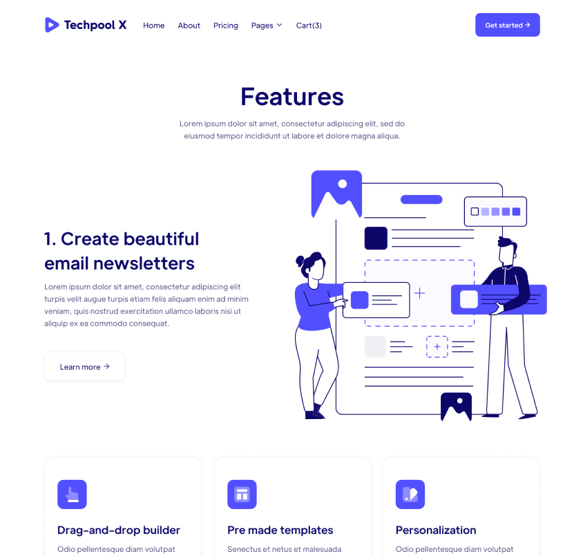 Features - Techpool X Webflow Template