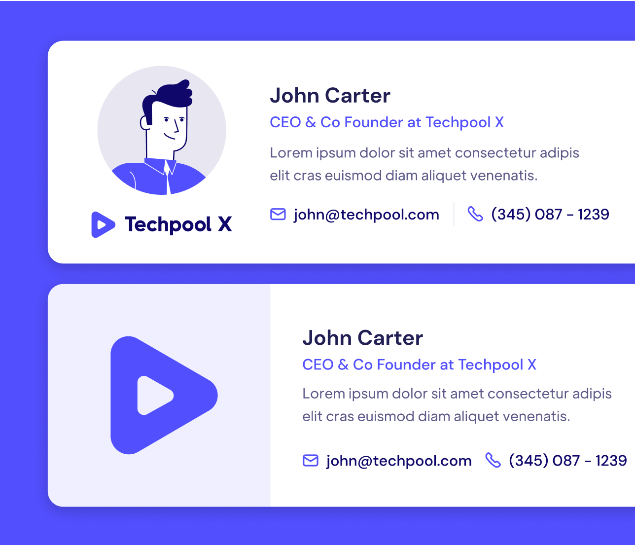 Email Signature - Techpool X Webflow Template