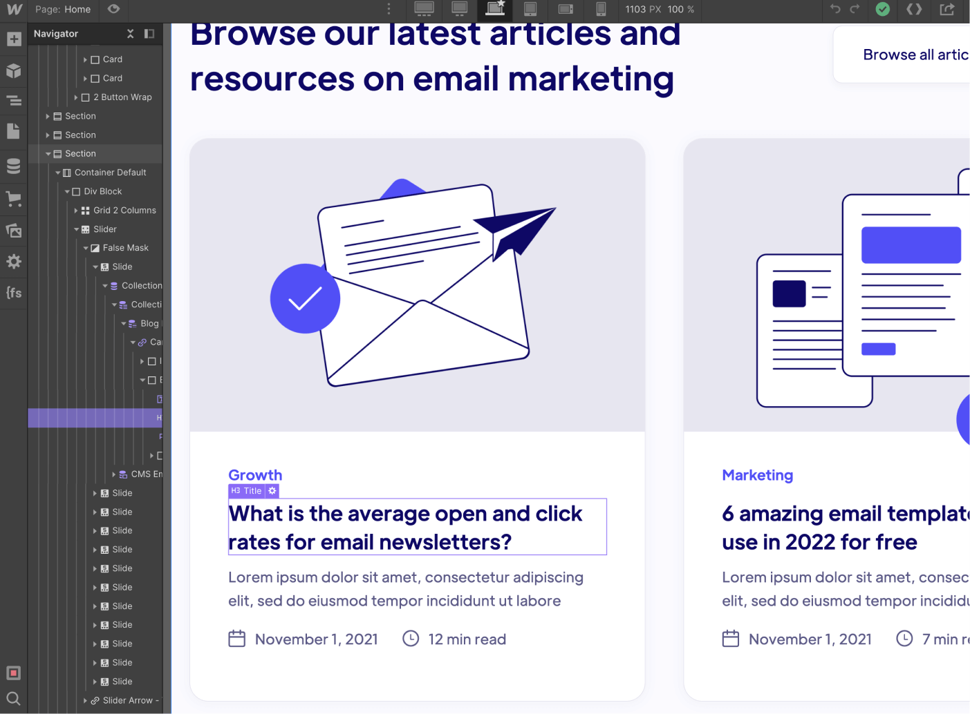 Dynamic Content CMS - Techpool X Webflow Template