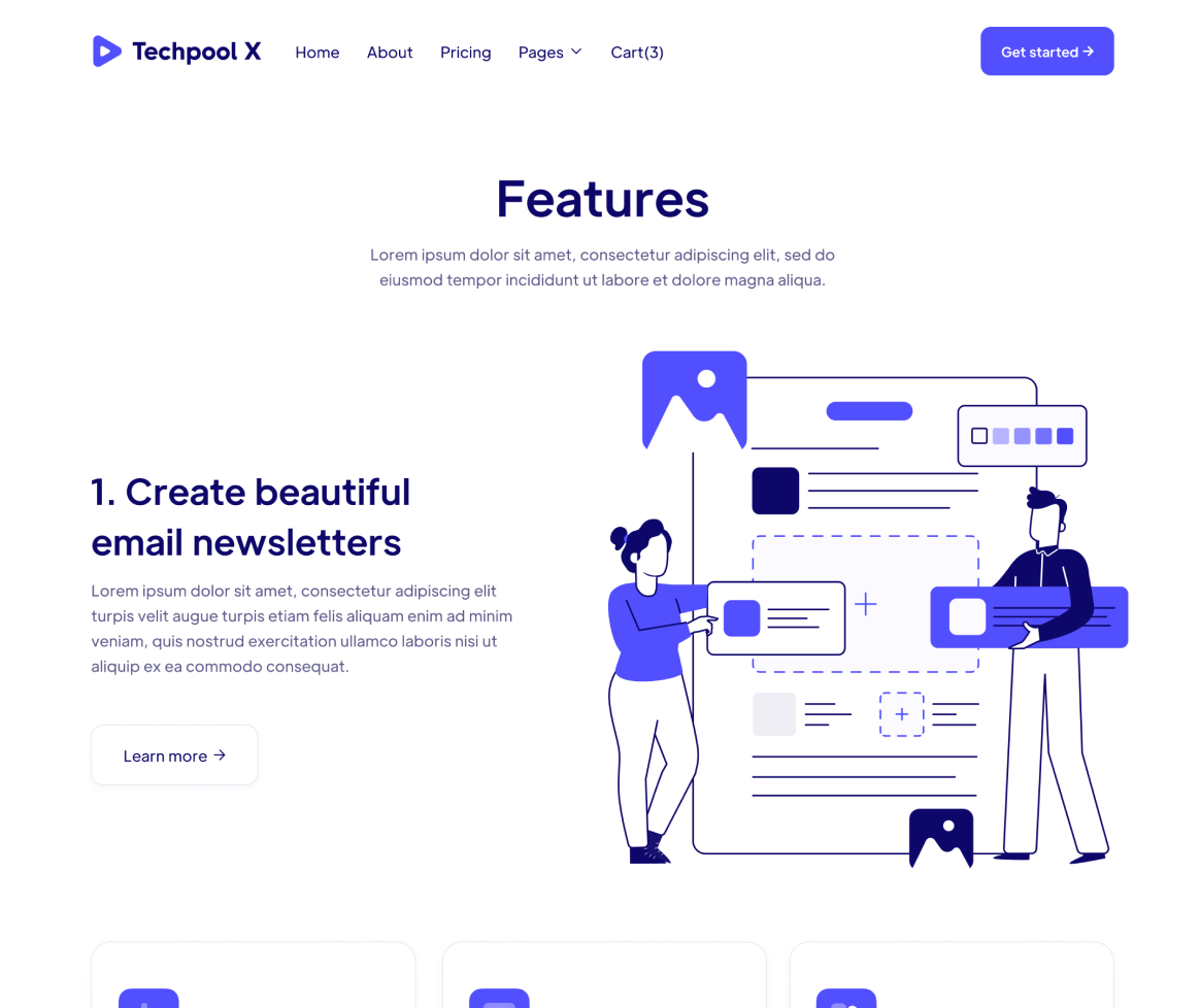 Features - Techpool X Webflow Template