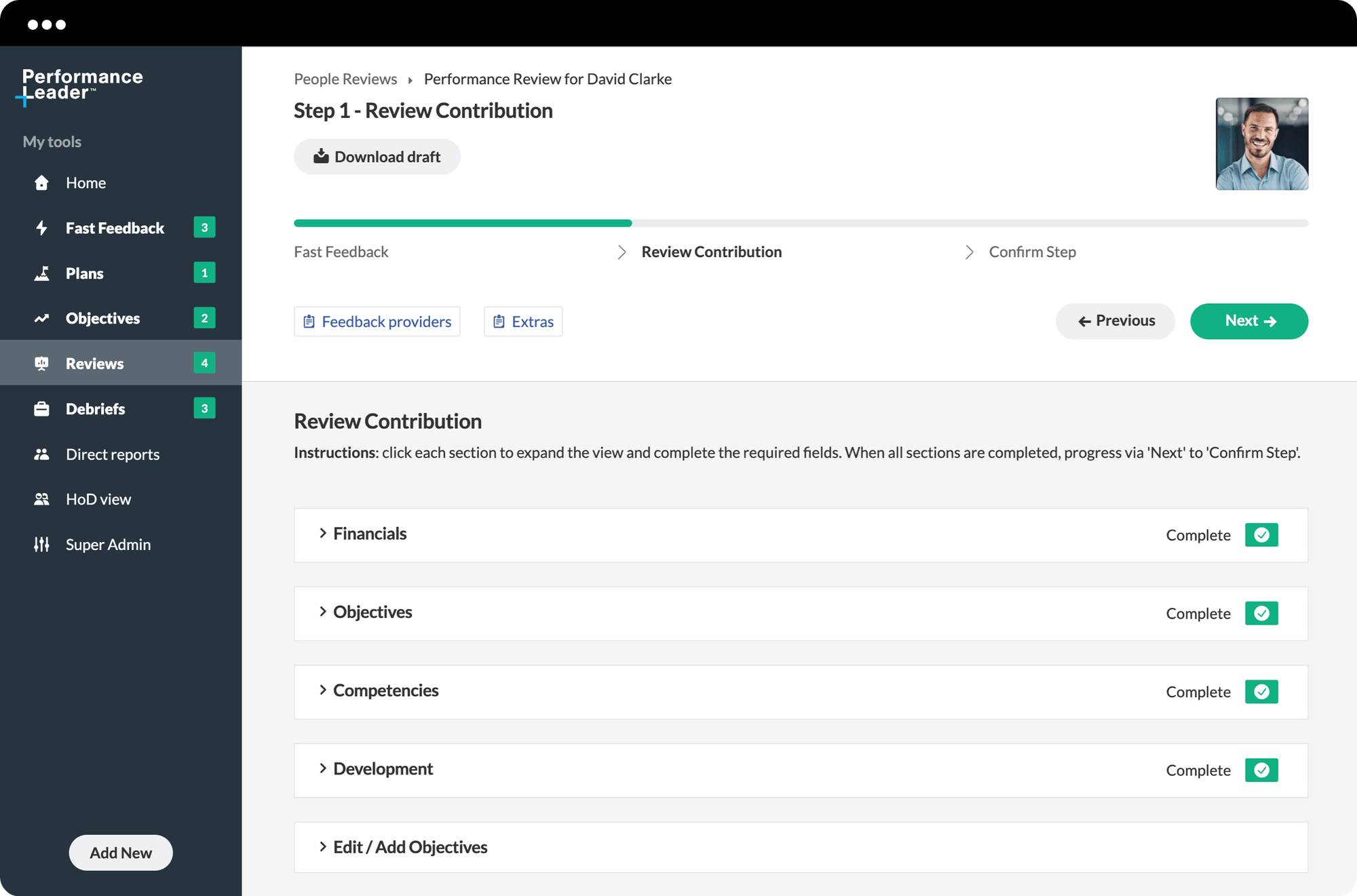 Employee Performance & Feedback
