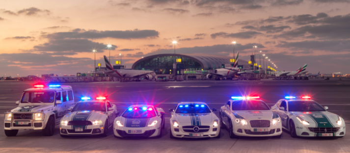 Maintenance of vehicles at Dubai Police