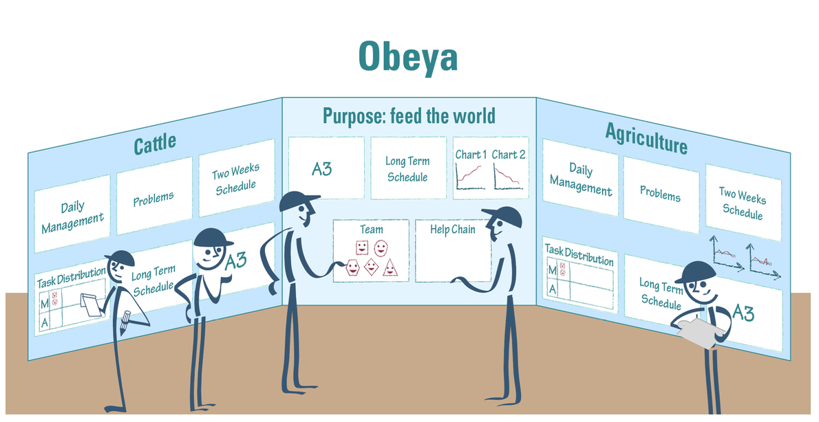 Obeya in an agricultural context