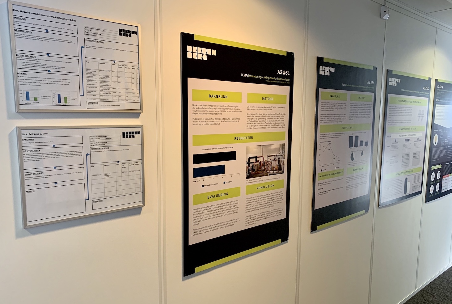 Visual management boards at Beeremberg