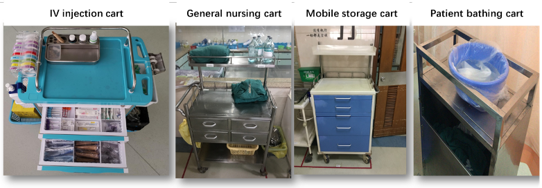 The improved carts at Giraffe Hospital