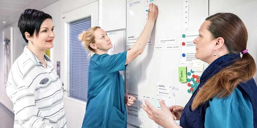 Lean healthcare at a large hospital district in Finland