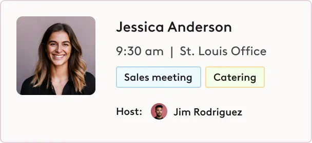 Visitor Check-in Info
