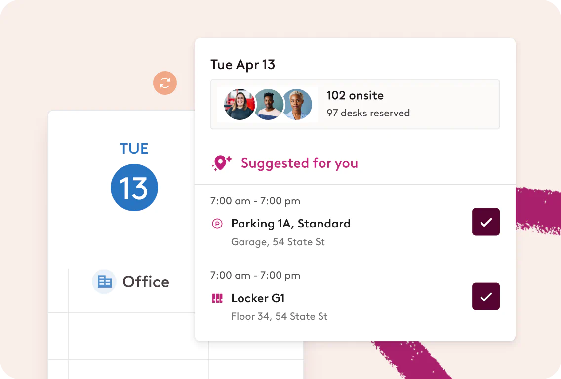 Working location sync between Google and Robin