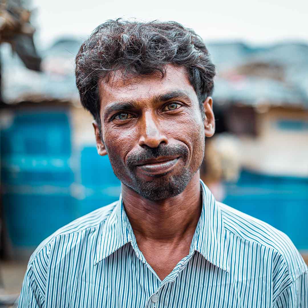 Portrait of man